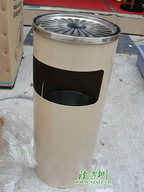 欣方圳菊花格商場垃圾桶,好產品在哪都受歡迎